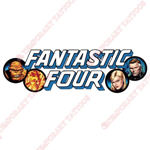 Fantastic Four Customize Temporary Tattoos Stickers NO.405